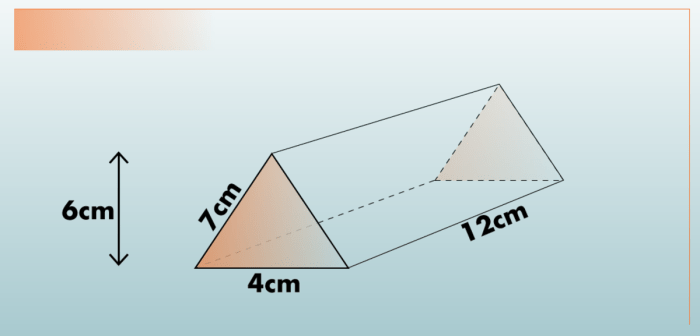 Surface area of triangular prism worksheet