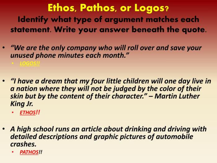 I have a dream speech ethos logos pathos