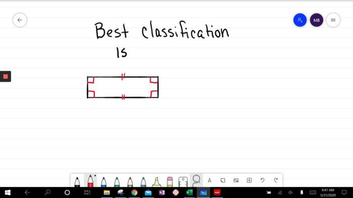 Classify the quadrilateral using the name that best describes it