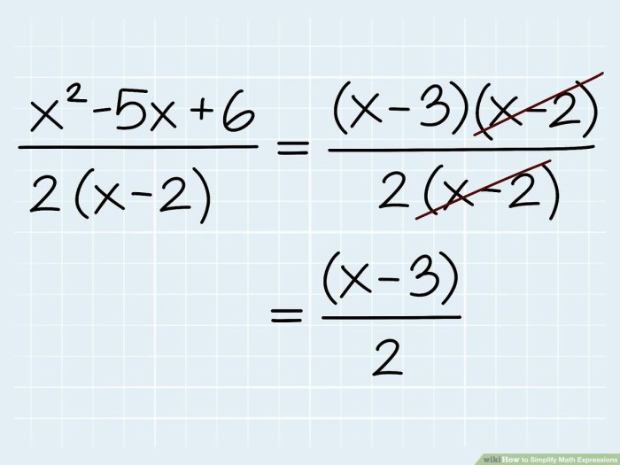 Simplify the expression. mc001-1.jpg 2x5y4 8x5y4 2x6y3 8x6y3